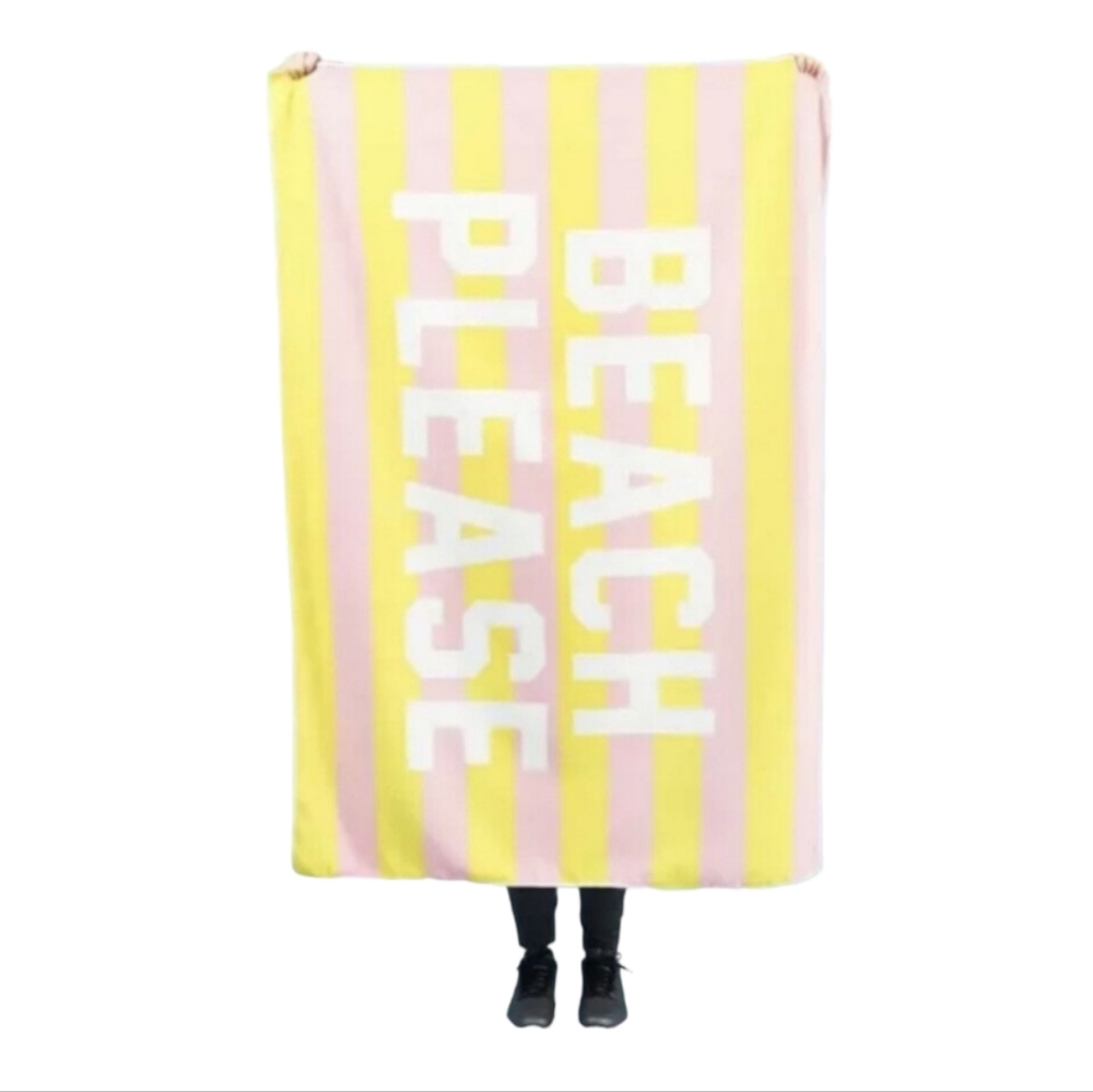2/$55! Private Party Beach Towel " Beach Please"